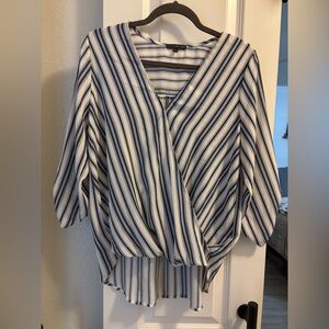 West Kei Faux Wrap Blouse